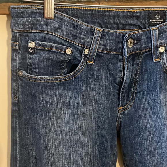 AG Adriano Goldschmied Straight Leg Cropped Jeans Size 29 - Picture 7 of 16